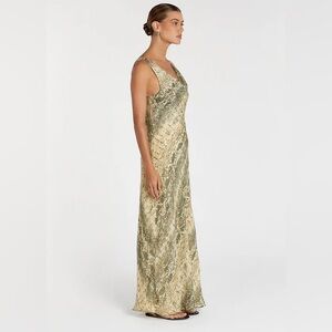 dissh EMERSON COWL NECK MAXI DRESs